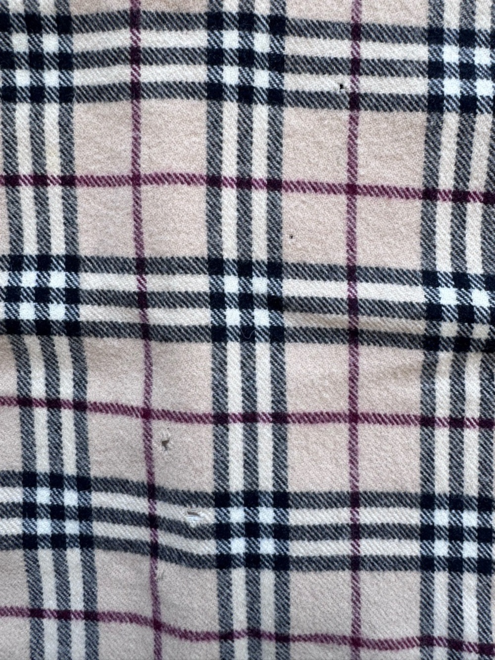 Vintage Burberry Classic Nova Check 100% Lambswool Made in England - Picture 4 of 4